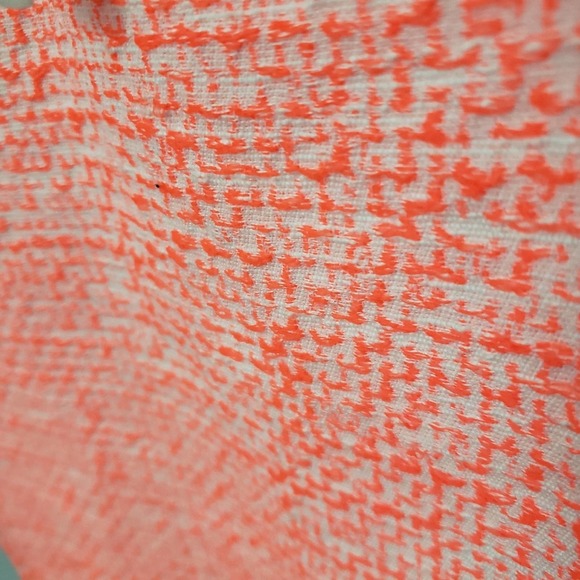 Raoul Neon Orange Tangerine Sleeveless Sheath Ribbon Dress - Picture 9 of 11